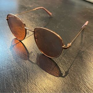 Rose Gold Vintage Sunglasses